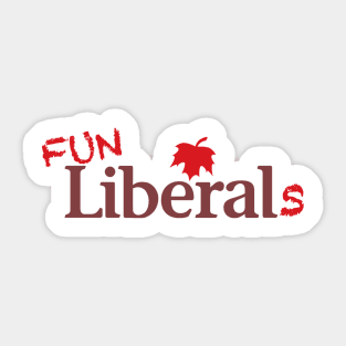 Fun Liberals Sticker